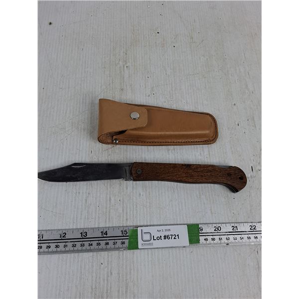 Brasil Stainless Knife w/ Cover