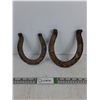 Image 1 : (2) Vintage Horseshoes