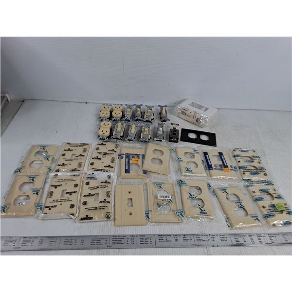 Light Switches w/ Covers, Outlets w/ Covers, Caulking Gun