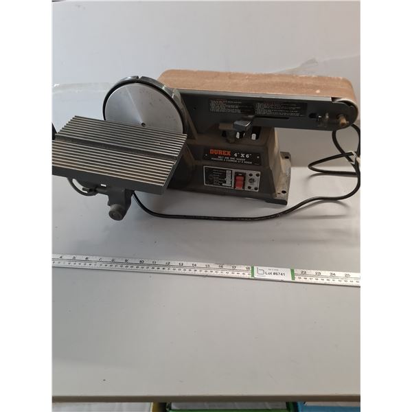 Durex Belt and Disc Sander 4" x 6" - Powers On - PICK UP ONLY