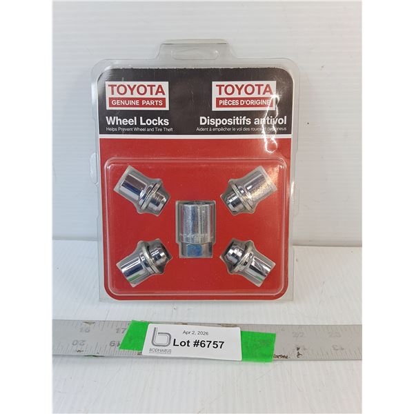 Toyota Wheel Locks- Appear NIB