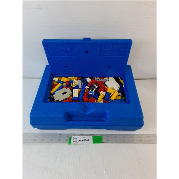 Lego Pieces & Plastic Storage Case