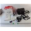 Image 1 : Canon ZR100 Camcorder, Cord & Case- As Is