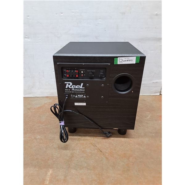 * Reel Acoustics Powered Subwoofer. Not Tested. Pickup Only