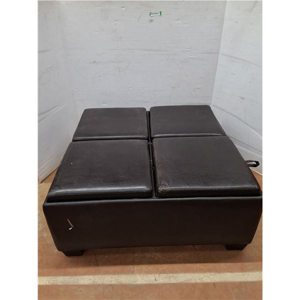 *Living Room Footrest/Storage, Some Damage To the Wood. Pickup Only