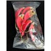 Image 3 : (6) Custom Handmade Bright Pink Wobble Jigs-Glo in the Dark-Double Coated