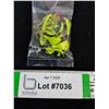 Image 1 : (10) Custom Handmade Smaller Bright Green Wobble Jigs-Glo in the Dark-Double Coated