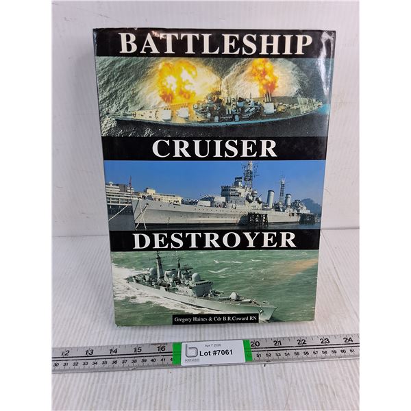 Hardcover Book: Battleship-Cruiser-Destroyer