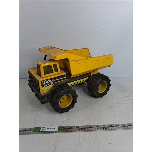 Tonka Mighty Diesel Metal Toy Dump Truck 15 3/4"