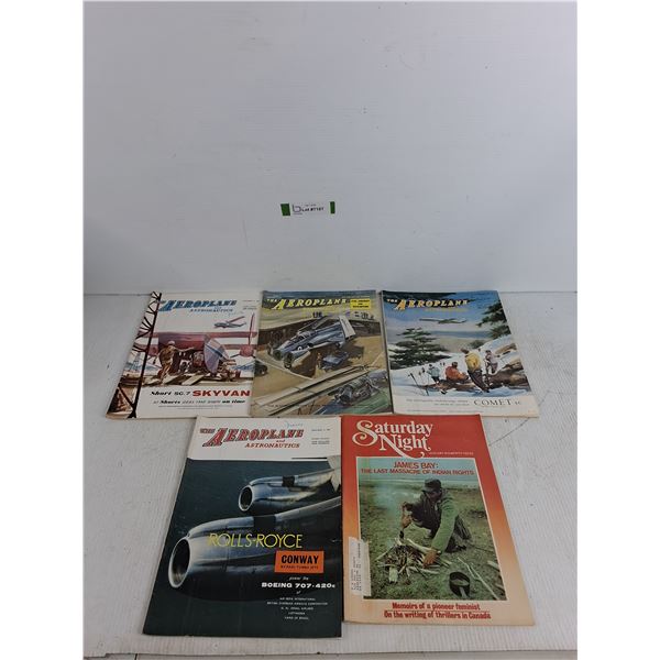 (5) Magazines-Mostly About Aeroplane And Astronautics
