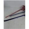Image 3 : (3) Glass Work Flowers 21" - PICK UP