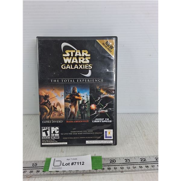 Starwars Galaxies The Total Experience PC CD Video Game
