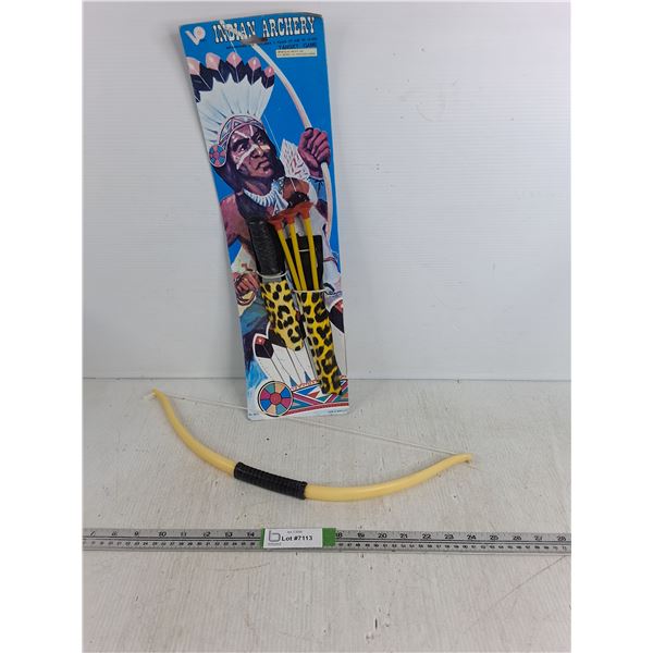 Archery Game With Target At Back Of Packaging