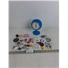 Image 1 : Alarm Clock 7", Various Pins
