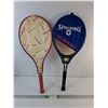 Image 1 : (2) Tennis Racquets with Cases- Spalding & Rucanor