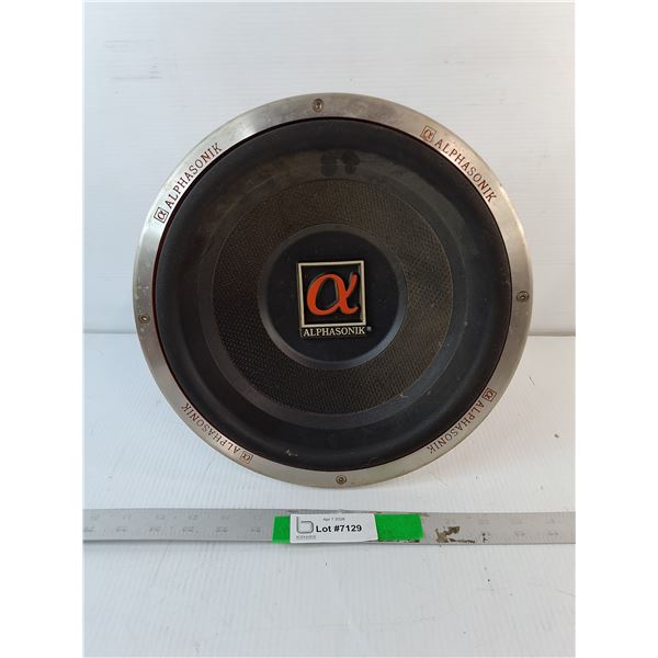 Alphasonik Subwoofer 12"- Cannot Ship