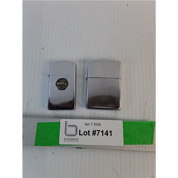 (2) Zippo Lighters
