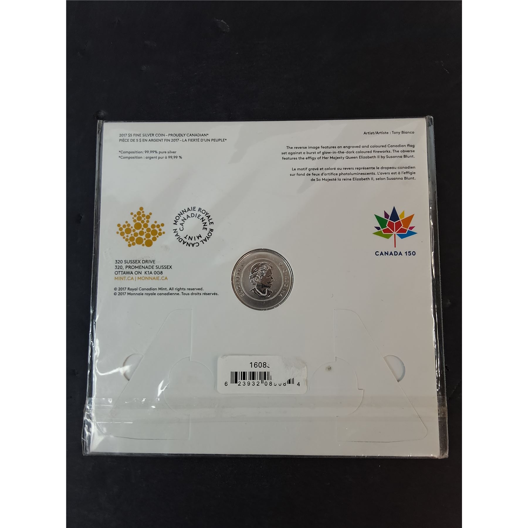 Canadian 150th Anniversary Commemorative Five Dollar Coin- Cannot ...