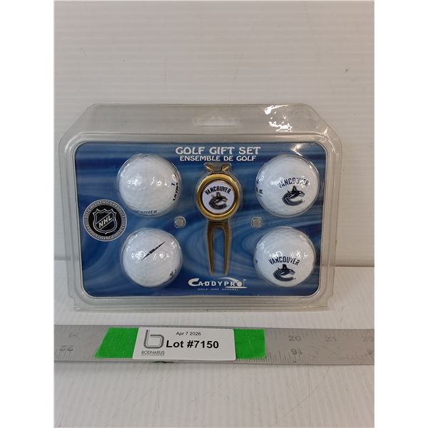 Vancouver Canucks Golf Gift Set- Sealed