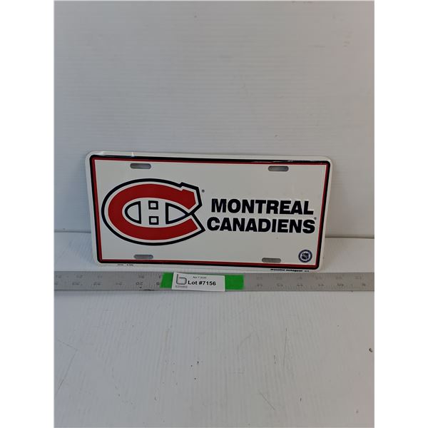 Montreal Canadiens Novelty License Plate
