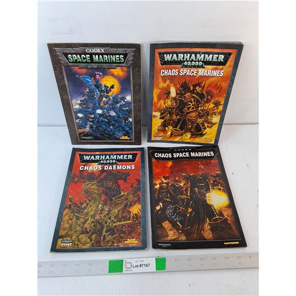 (4) Warhammer 40,000 Gaming Guidebooks
