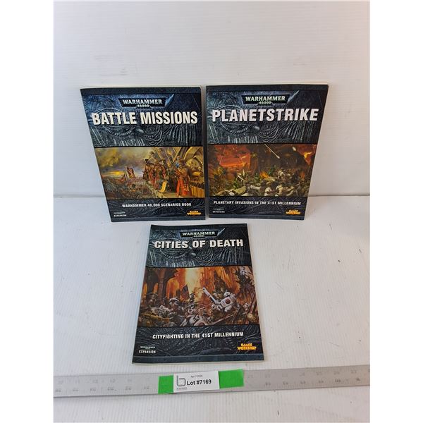 (3) Warhammer 40,000 Expansion Guidebooks