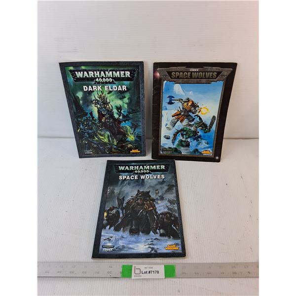 (3) Warhammer 40,000 Gaming Guidebooks