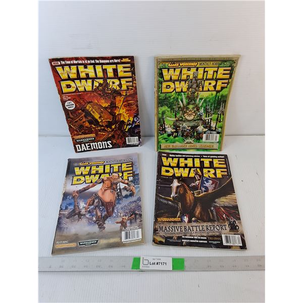 (4) White Dwarf/Warhammer Magazines
