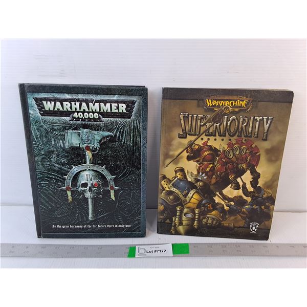 Warmachine: Superiority & Warhammer 40,000 Gaming Guidebooks
