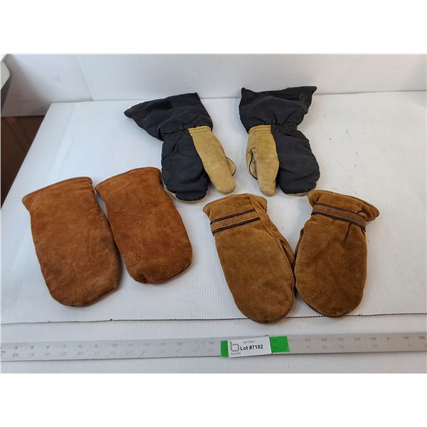 (3) Pairs of Mittens- Approx. S-L