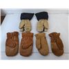 Image 2 : (3) Pairs of Mittens- Approx. S-L
