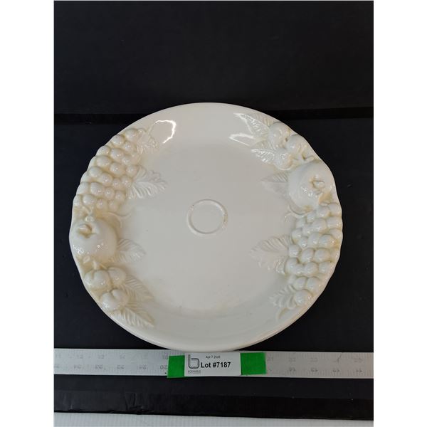 Japanese Ceramic Fruit Style Serving Tray 14"