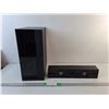 Image 1 : Samsung Subwoofer & Center Speaker Up to 11.25" x 6" x 13.75"- Untested- PICK UP