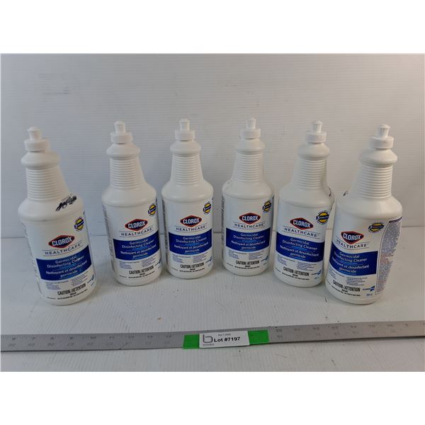 (6) Bottles of Clorox Germicidal Disinfecting Cleaner- Appear Full, Cannot Ship
