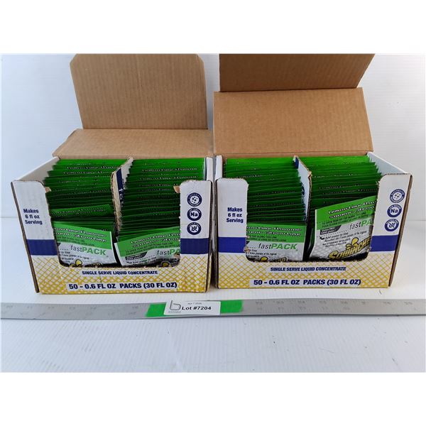 (2) Boxes of Sqwincher Single Serve Liquid Concentrate- Cannot Ship