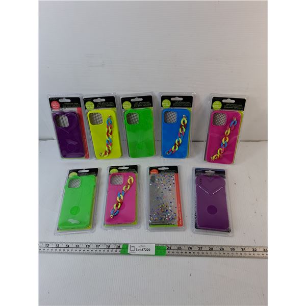 (9) Plastic iPhone Cases- Sealed