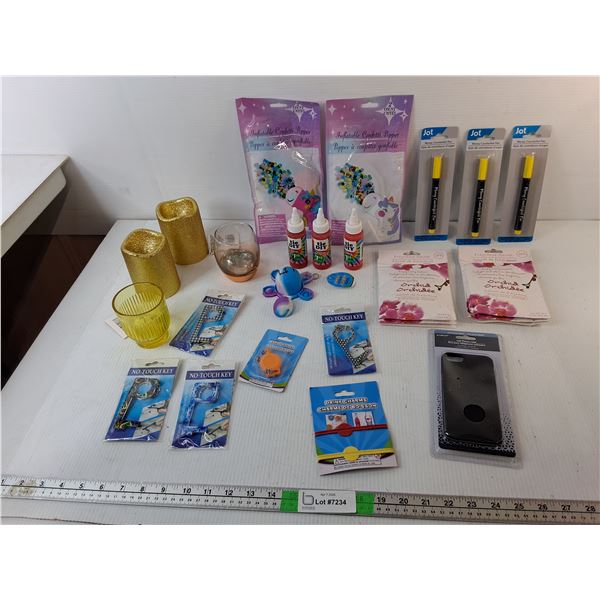 Money Counterfeit Pens, Tie Dye Paint,  Fragrance Satchets, Misc.