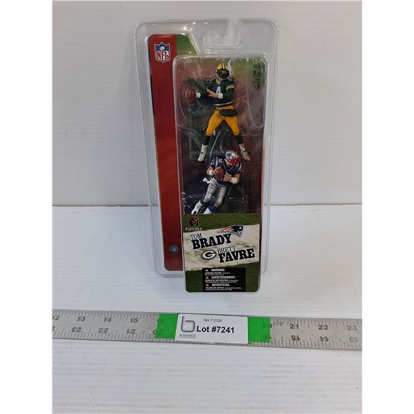 Action Figure  -  McFarlane  -  Tom Brady/Brett Favre