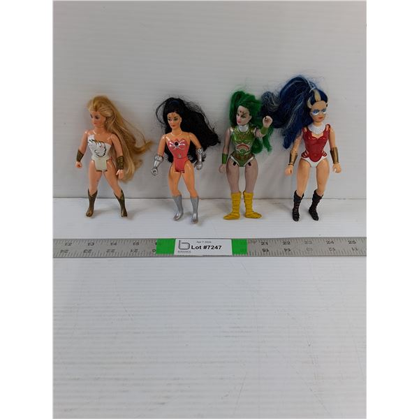 (4) Vintage Action Figures - She-Ra Princess of Power Characters