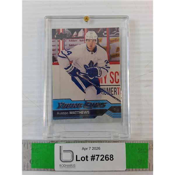 Hockey Card  -  2016 Upper Deck  -  Auston Matthews (Rookie) -  Cannot Guarantee Authenticity