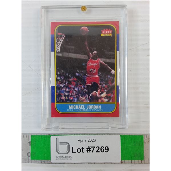 Sports Card  -  1986 Fleer -  Michael Jordan  -   Cannot Guarantee Authenticity