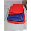 Image 4 : (4) Pyrex Glass Pans w/Lids - PICK UP