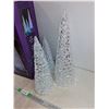 Image 4 : (3) LED Holiday Trees - Powers On, As Is - PICK UP ONLY