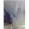 Image 5 : (3) LED Holiday Trees - Powers On, As Is - PICK UP ONLY