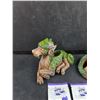 Image 2 : (3) Frosted Grape Organic Hemp Wraps, (2) Epoxy Decorative Planters
