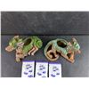 Image 4 : (3) Frosted Grape Organic Hemp Wraps, (2) Epoxy Decorative Planters