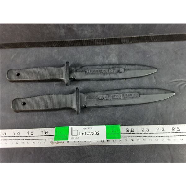 (2) Plastic Training Knives