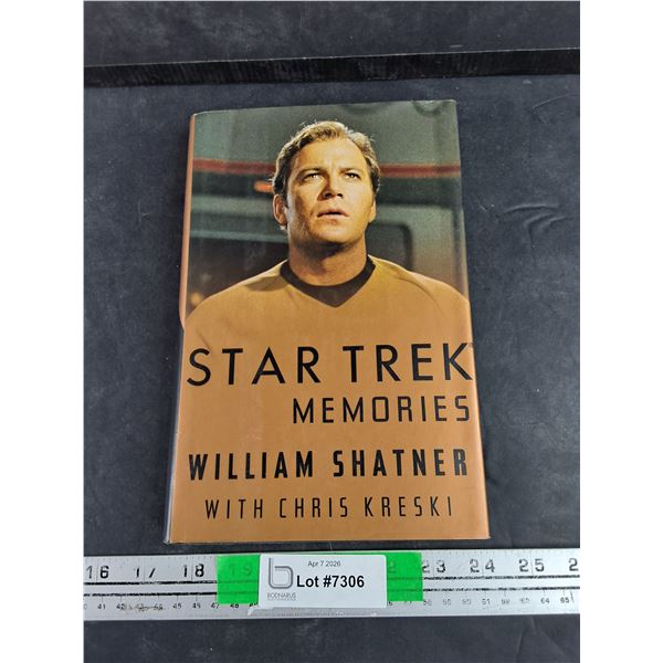Star Trek Memories Book by William Shatner w/Chris Kreski
