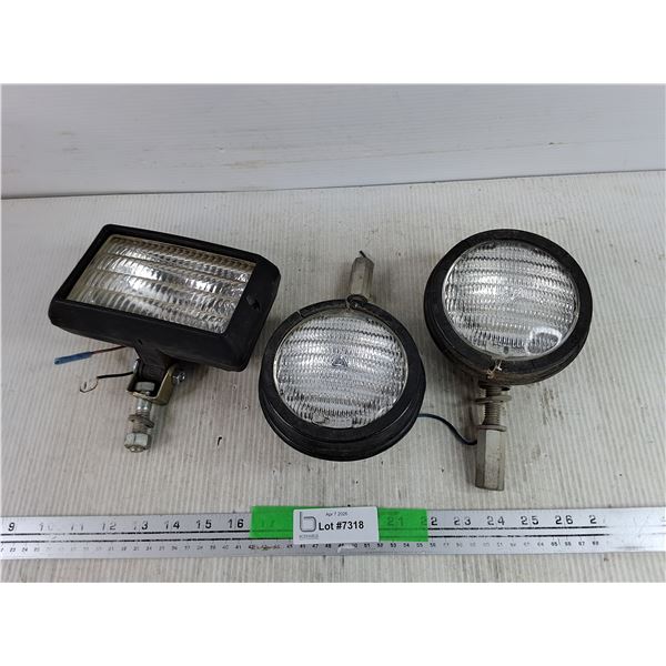 Rectangular & (2) Round Headlights - Consignor Said Works