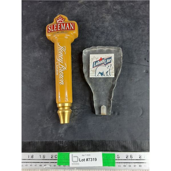 Vintage Sleeman & Labatt Lite Beer Taps